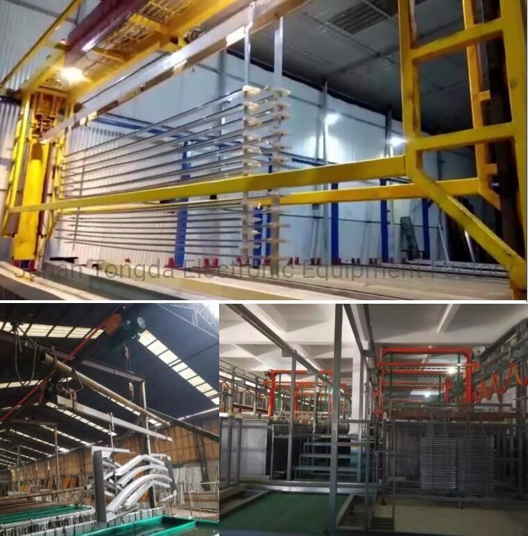 Aluminium Jig Anodizing Production Line for Alumina Product Anodizing Machine