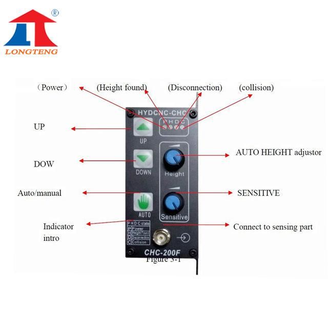 CNC Capacitive Torch Height Controller Hyd Chc-200f with Sensor