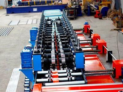 PLC Control Galvanized Stainless Steel E Style Cable Tray Cable Ladder Roll Forming Machine