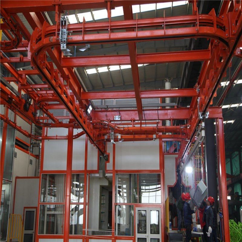 Industrial Powder Coating Equipment Painting Machine Line with Automatic Conveyor System