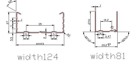 Double Row Keel Steel Roll Forming Machine (Double Row)