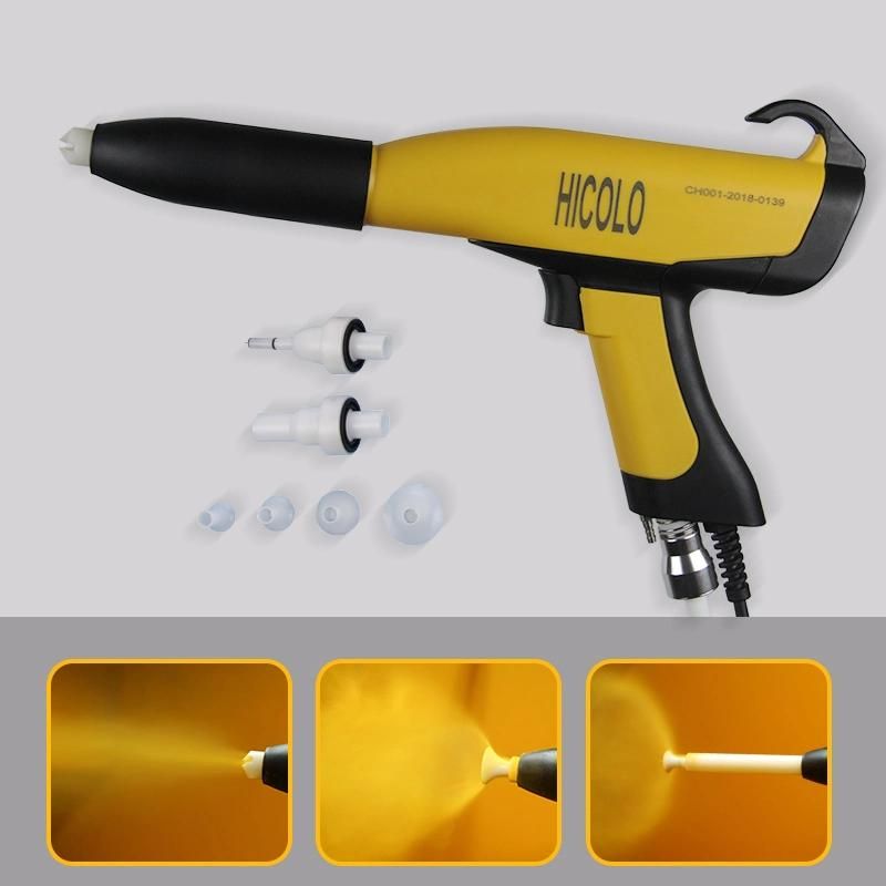 Electrostatic Powder Coating Gun with Fast Color Change