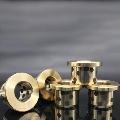 Oilless Bronze Round Hole Bush Pipe Sleeve Bushings Sintered Toggle Bushing