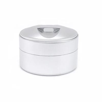 Silver Aluminum Jar 250ml Cosmetic Aluminum Jar for Hand Face Cream
