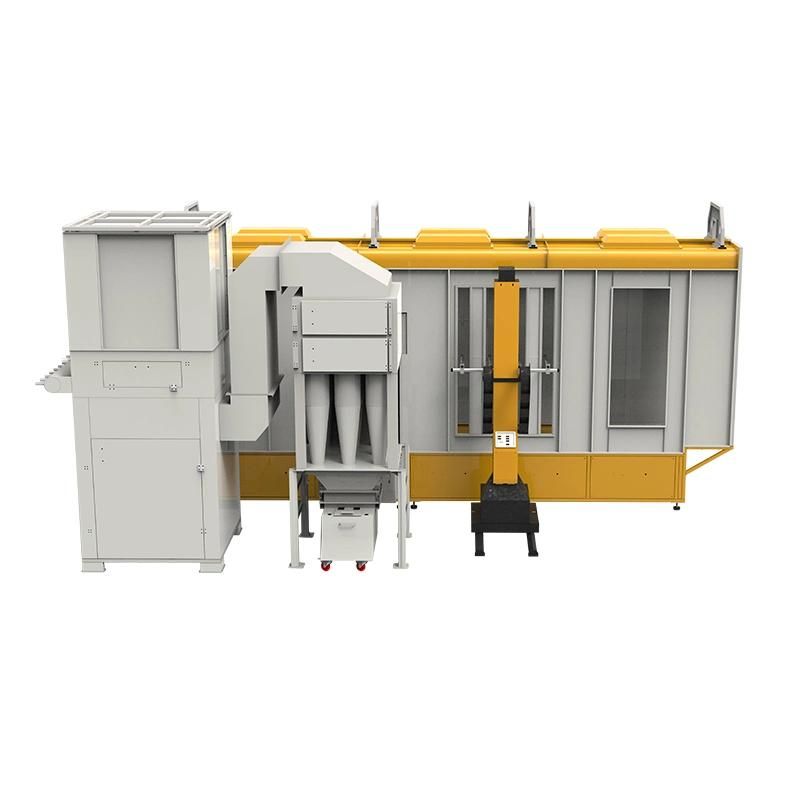 Quick Color Change Multi-Cyclone &Filter Recovery Powder Coating Booth