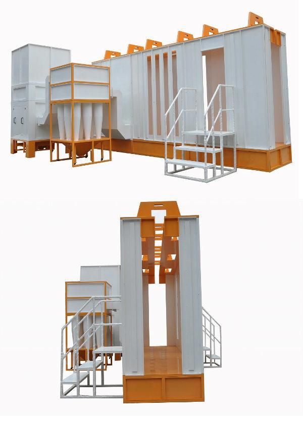 Multi Cyclone Automatic Powder Coating Spray Booth