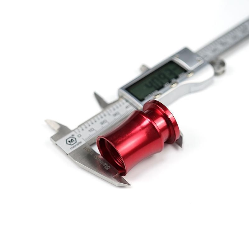 Precision Aluminum CNC Machining Prototype for Turning Anode Red Sleeve Parts