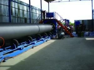 Patent API 3PE 3lpe Steel Pipe Anticorrosion Production Line Shot Blasting Ad/PE Extruder Epoxy Powder Coating