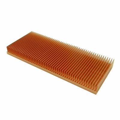 Copper Skived Fin Heat Sink for Electronics and Svg and Power and Inverter and Apf