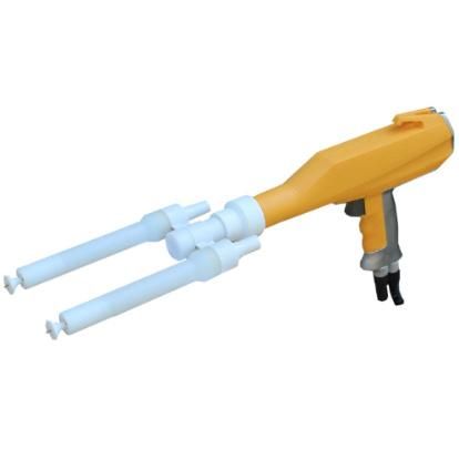 New Style Electrostatic Powder Coating Gun Twin-Jet Nozzle (High Effecient)