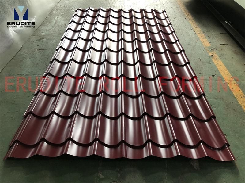 Roll Forming Machine for Step Tile Roof Profile Yx32-190-760