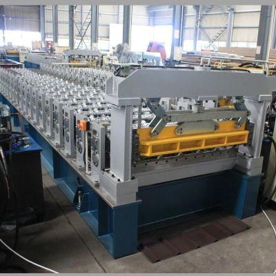 Automatic Color Steel Sheet Pressing Metal Plate Roll Forming Machine for House Roof Panel