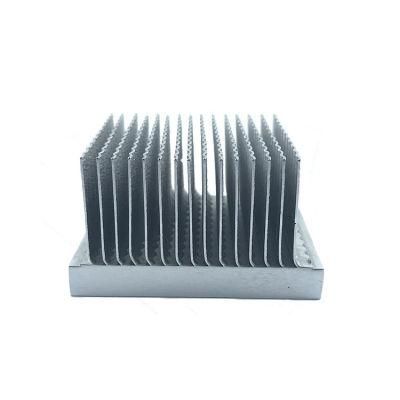 High Power Dense Fin Aluminum Heat Sink for Svg and Inverter and Apf and Radio Communications and Welding Equipment and Electronics and Power