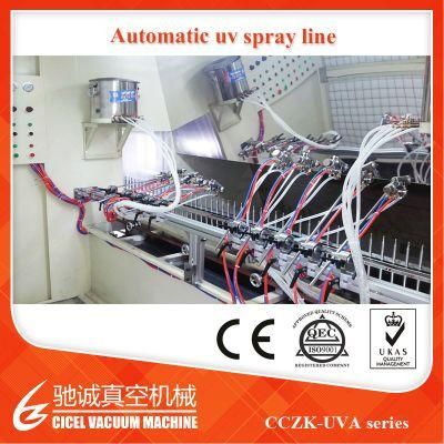 Aluminium UV Curing Spraying Line Plastic Vacuum Plating
