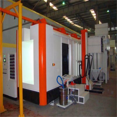 China Electrostatic Manual Powder Coating Spray Booth for Hardware with ISO