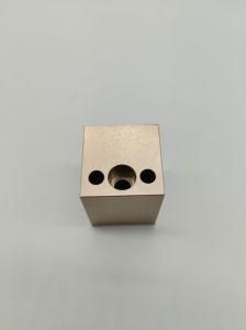 Customized CNC Machining Milling Aluminum Block Parts with Golden Anodizing Service