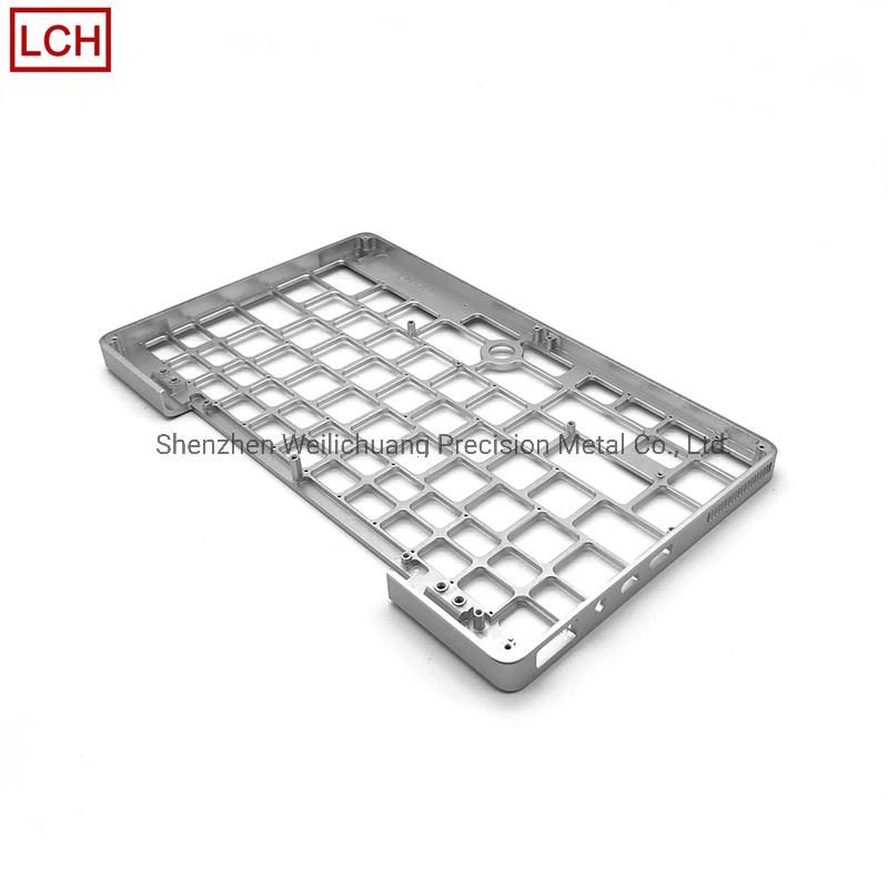 Precision Machinery Aluminum Parts CNC Machined Die Casting Parts Keyboard