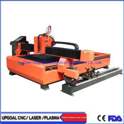 Industrial Metal Plate &amp; Tube CNC Flame Plasma Cutting Machine 120A with Rotary Axis 1500*3000mm