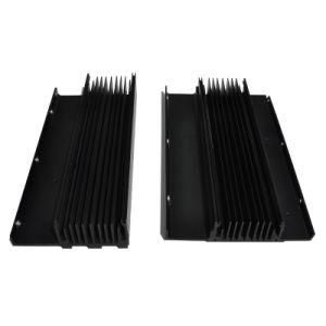 Custom Black Anodized Aluminum Extrusion Profile Aluminum Heat Sink