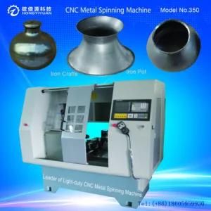 Mini Automatic CNC Metal Spinning Machine for Metal Pot (Light-duty 350B-18)