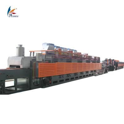 Hot Sale Continuous Mesh Belt Conveyor and Gas Heating Furnace