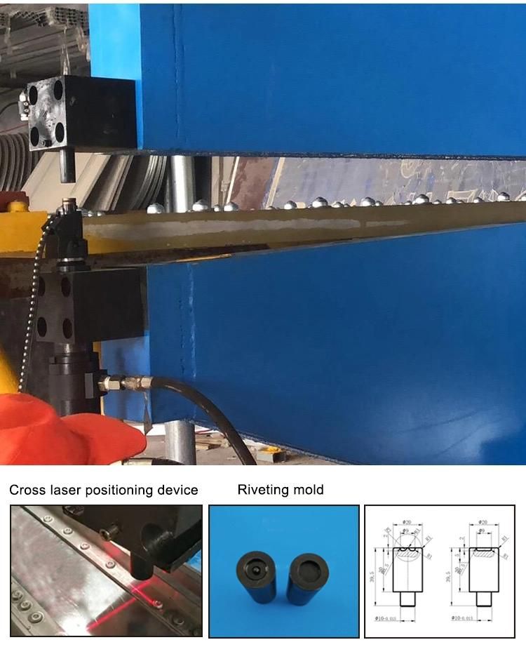 Self-Reset Button Traffic Sign Air Drive Spr Riveting Machine