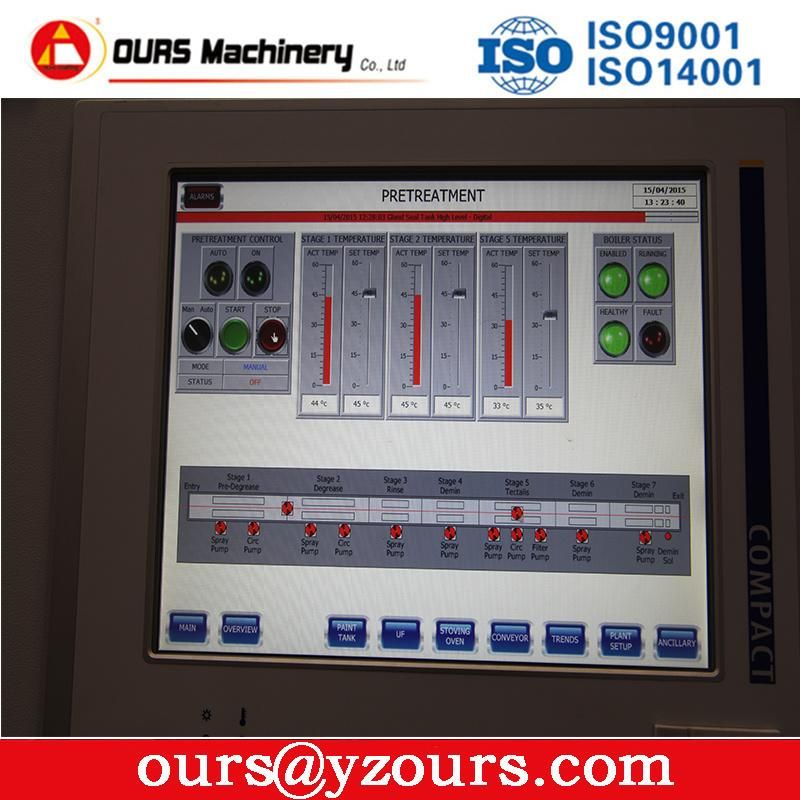 Electrophoretic Painting Line with Advanced Painting Machine