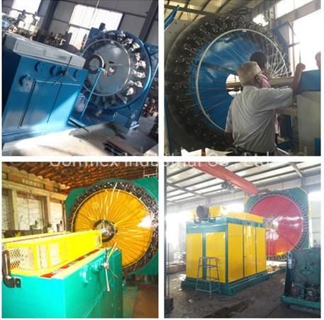 High Speed 24 48 64 72 Carriers Making Stainless Steel Horizontal Wire Braiding Machine Manufacture Price