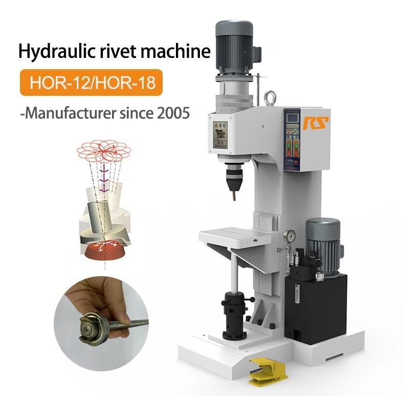 Power 2.2kw Max Output Pressure 2.5MPa Orbital Hydraulic Riveting Machine