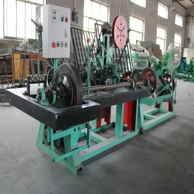 China Hengtai Manufacturers Single &amp; Double Strand Twisted Barbed Wire Machine