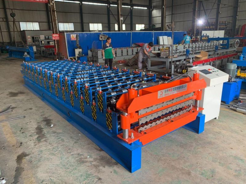 Double Layer Metal Roof Cold Roll Forming Machine/Galvanized Sheet Metal Machine