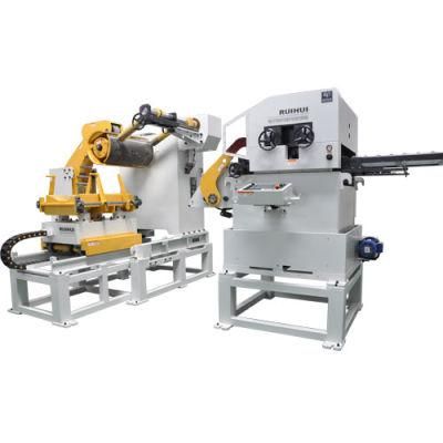 Coil Sheet Automatic Feeder with Straightener Use in Metal Uncoiler Machine, Sheet Metal Flattening Machine