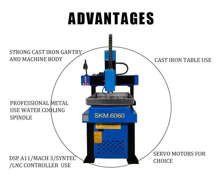 Senke High Precision CNC DSP A11 Controller Metal Cutting Engraving Machine