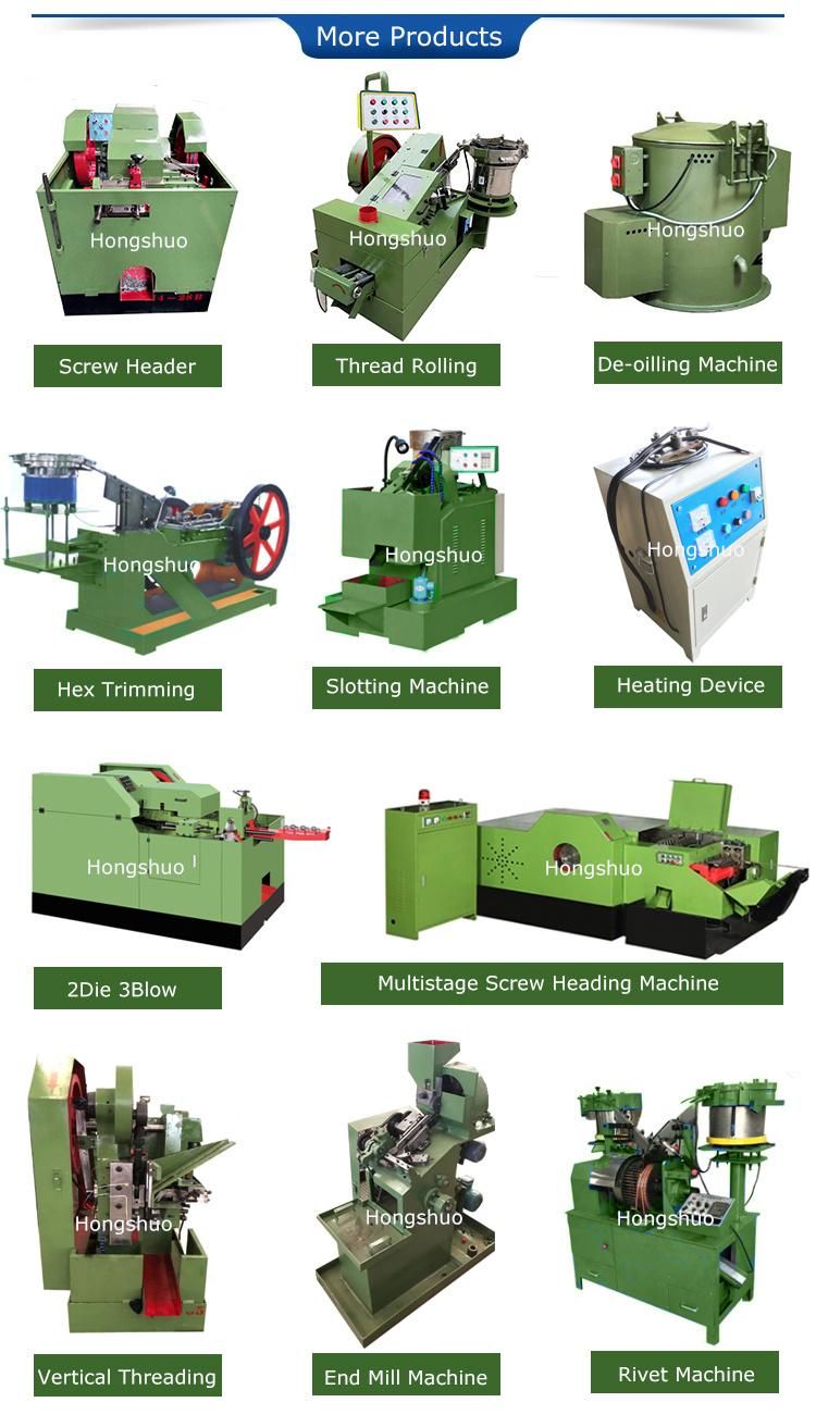 Hot Sale Wood/Hex Screw Production Line Thread Rolling Machine