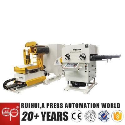 Uncoiler Straightener Feeder Machine 3 in 1 Widely Use in Automatic Parts. (MAC2-800)