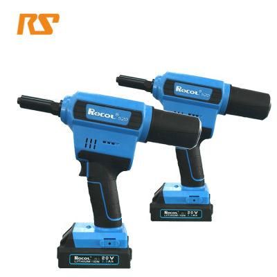 2.4-6.4mm Cordless Battery Rivet Gun Hand Tool Hand Riveter