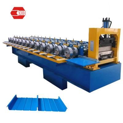 2standing Seam Roofing Roll Forming Machine with Hydraulic Panel Sheet