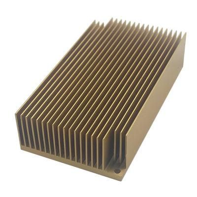 High Power Dense Fin Aluminum Heat Sink for Svg and Apf and Radio Communications and Welding Equipment and Inverter and Electronics and Power