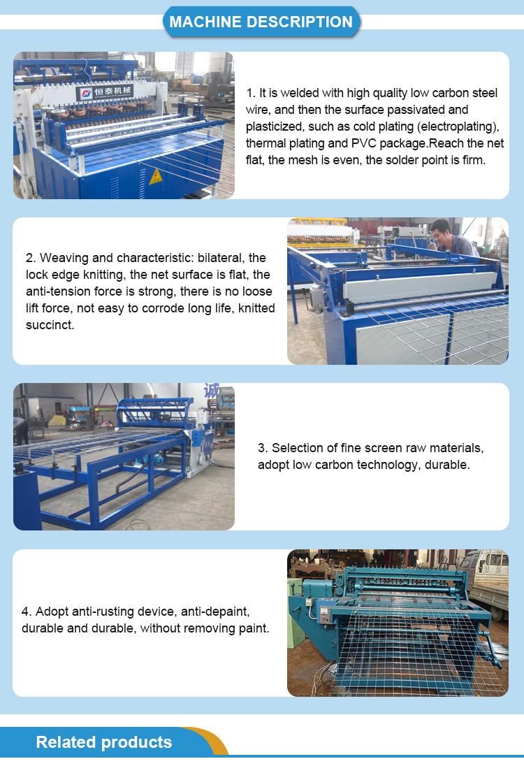 Edge Trimming Automatically Steel Wire Mesh Welding Cage Machine