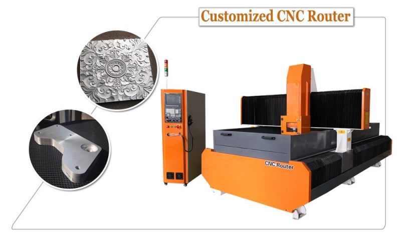 1225 Soft Metal CNC Router CNC Engraving Machine for Copper Door, Aluminum