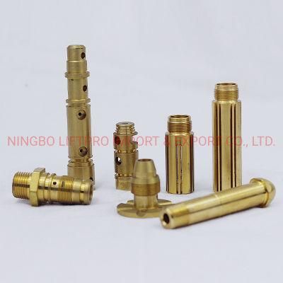 Customized CNC Machining Non-Standard Brass Parts Thread Push in Hose Barb Brass Pipe Fitting Hose Adaptor