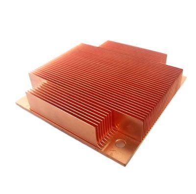 2021 Hot Sales Copper Skived Fin Heat Sink with Thermal Simulation