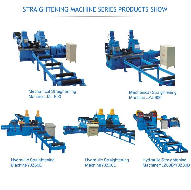 6-80mm H Beam Flange Hydraulic Straightening Machine Steel Structure Straightening Machine