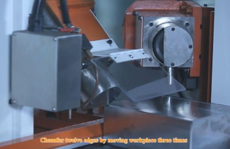 Gooda Djx3-1000X250 CNC Pneumatic Clamping Chamfering Machine and Electromagnetic Worktable Automatically Chamfer Machine