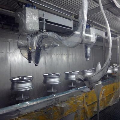 SS316 Stainless Steel Automatic Liquid/Powder Coating Paint Machine for Aluminum Profile