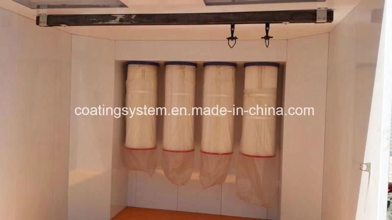Fast Color Change Powder Coating Spray Paint Booth