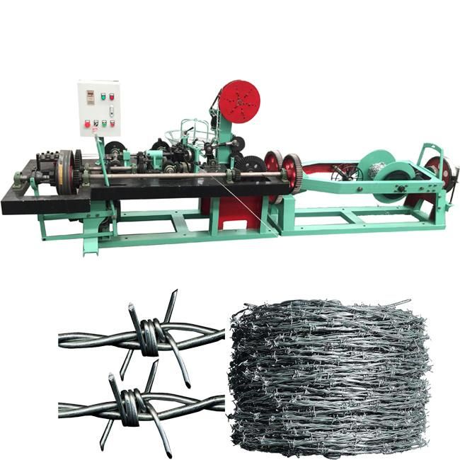 High Speed Automatic Twist Barbed Wire Machine