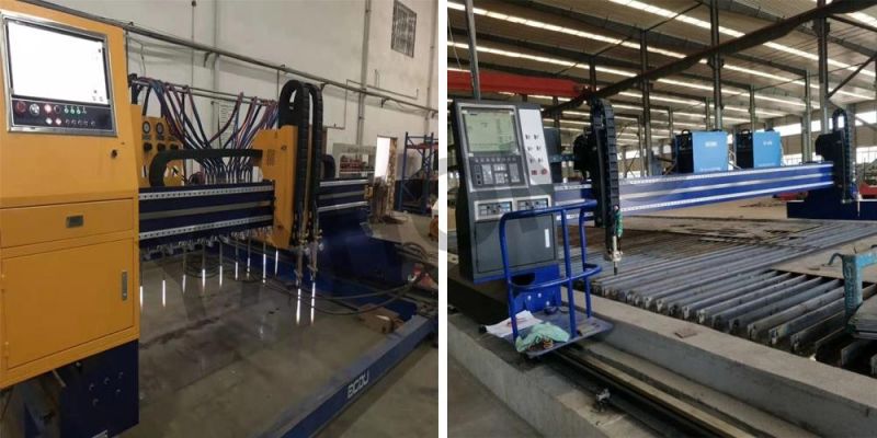 5000-15000mm CNC Portal Flame Machines Cutting Carbon Steel