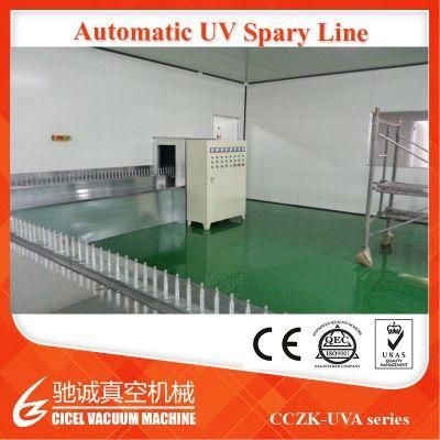 UV Coating Paint Shop / Automatic Spray Painting Line Vacuum Metallizer