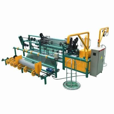 Automatic Double Wire Chain Link Fence Wire Netting Machine